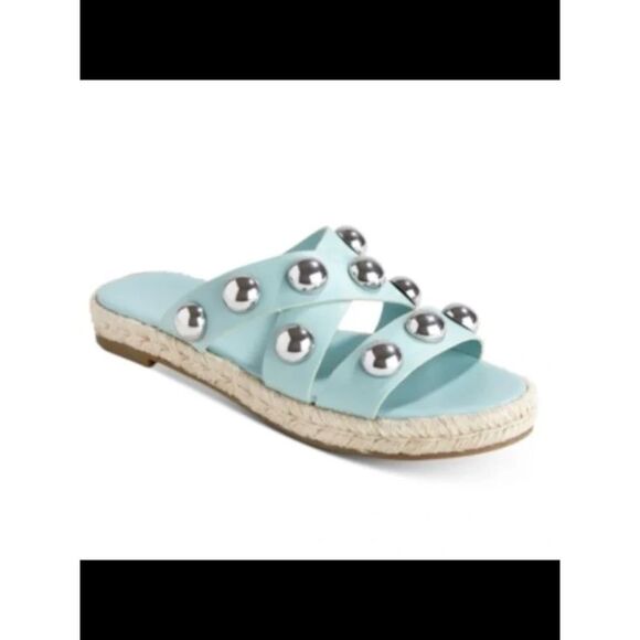 MARC FISHER Shoes - MARC FISHER Womens Aqua Prisca Round Toe Block Heel Slip On Espadrille Shoes 9 M